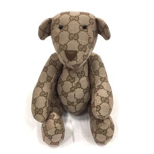 Gucci stuffed bear GG